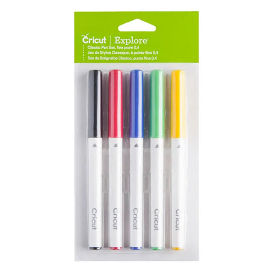 2007635 - Cricut Explore/Maker Fine Point Pen Set 5-pack (Classics). - TechDriven Technologies