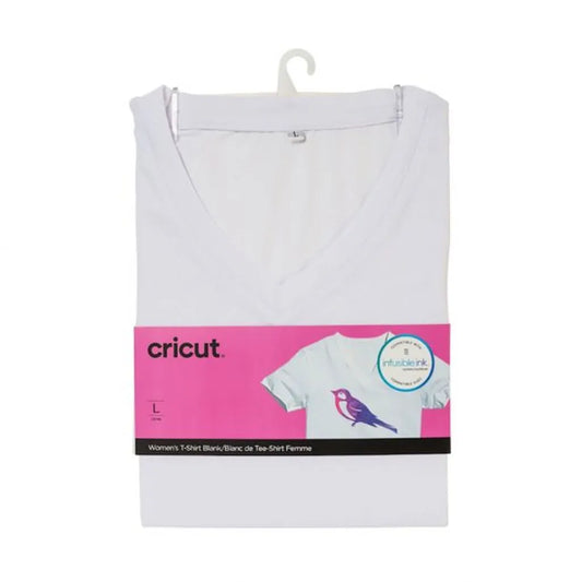 2007908: Cricut Infusible Ink Women's White T-Shirt (L) - TechDriven Technologies