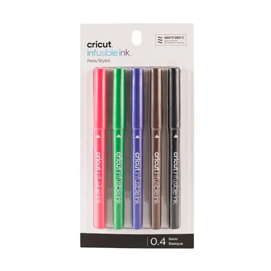 2006257 - Cricut Explore/Maker Infusible Ink Fine Point Pen Set 5-pack (Basics); . - TechDriven Technologies