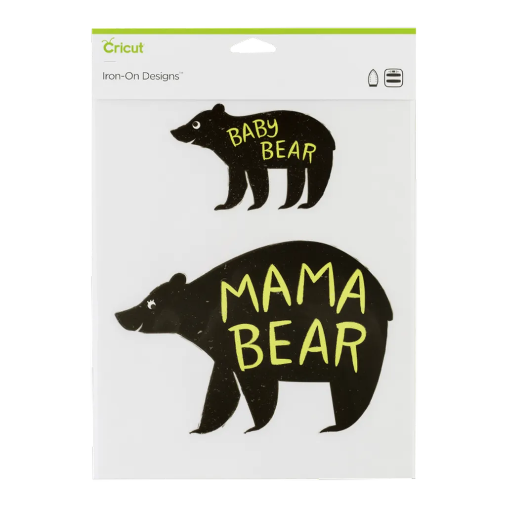 2004823 - CRICUT IRON ON DESIGNS MAMA BABY BEAR 8.5X12 - TechDriven Technologies