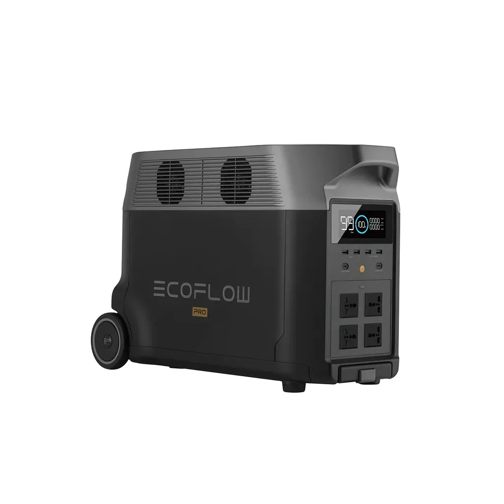 ECOFLOW DELTA PRO Portable Power Station - 3600W Output; 3600 Wh Battery; 1600W Solar -Int Socket - TechDriven Technologies