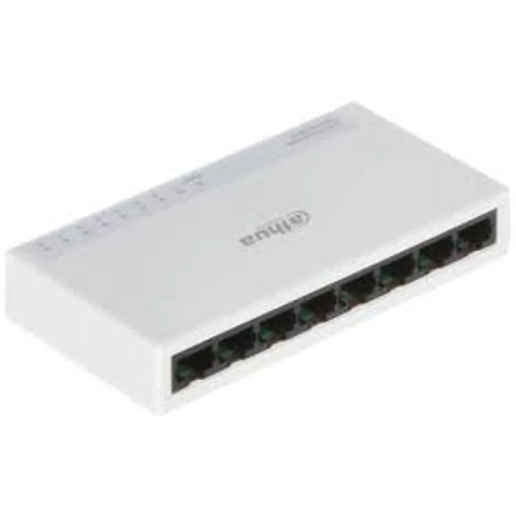 Dahua 8-Port Desktop Fast Ethernet Switch 8 × 10/100 Mbps - TechDriven Technologies