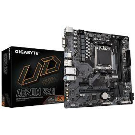 GIGABYTE AMD A620 Chipset for AMD AM5; 2x Dual DDR5; 1x M2; 1x HDMI; DP; VGA - TechDriven Technologies