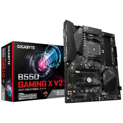 GIGABYTE AMD B550 Gaming X Chipset for 3rd/4th/5th Generation AMD Ryzen™ processors; 4x Dual DDR4; 2x M2; DVI-D; HDMI. - TechDriven Technologies