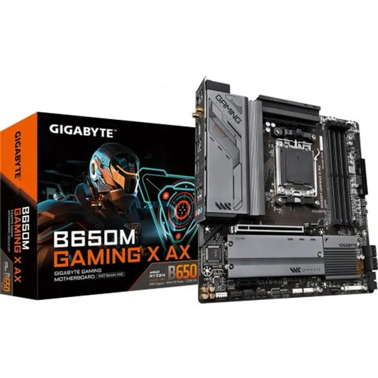 GIGABYTE Motherboard AMD B650 Gaming Chipset for AMD AM5; 4x Dual DDR5; 2x M2; 1x HDMI 2x DP.