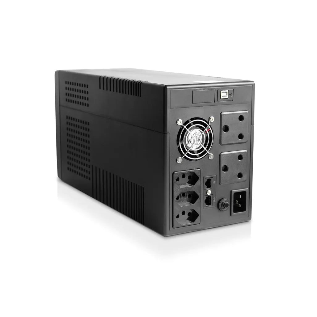 RCT 2400VAS LINE-INTERACTIVE UPS 1440W 1 x USB Comm PORT; 2x SA WALL; 3 x New SA SOCKET BATTERY 6 MONTH WARRANTY ONLY!