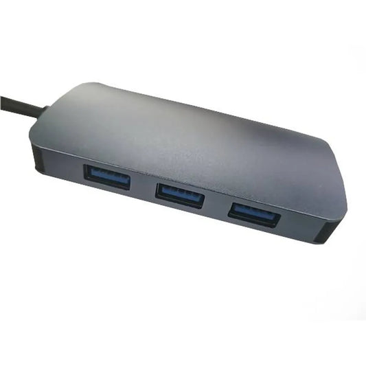 RCT ADP-GN401U USB TYPE A TO GIGABIT RJ45 ADAPTOR WITH 3 PORT USB 3.0 TYPE A HUB - TechDriven Technologies