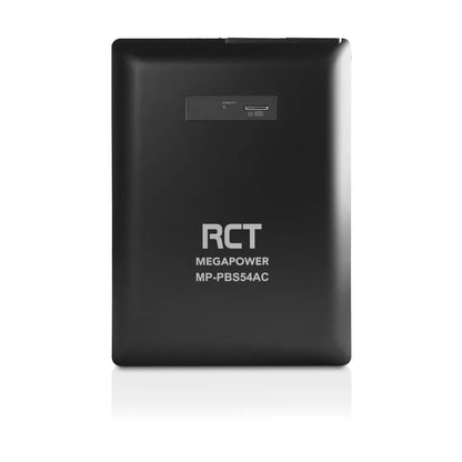 RCT MEGAPOWER S 54000mAh AC Lithium Power Bank; 2 x 230V AC Outlet; 2.4A USB Type A and 1 x 3A USB Type C with PD support - TechDriven Technologies