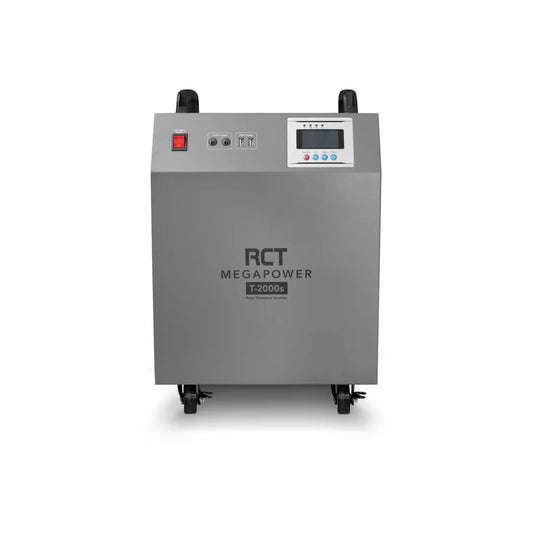 RCT MEGAPOWER 2KVA/2000W INVERTER TROLLEY WITH 2 X 100AH BATTERIES (Warranty Electronics- 1 year; Batteries 6 Month) - TechDriven Technologies