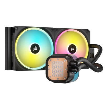 CORSAIR iCUE LINK H115i RGB Liquid CPU Cooler - QX140 RGB Fans - 280mm Radiator - Fits Intel® LGA 1700; AMD® AM5 - Hub included - TechDriven Technologies