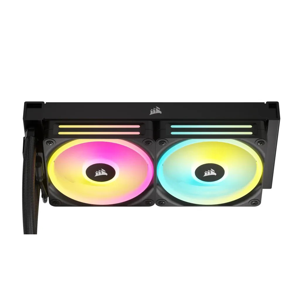 CORSAIR iCUE LINK H100i RGB Liquid CPU Cooler - QX120 RGB Fans - 240mm Radiator - Fits Intel® LGA 1700; AMD® AM5 - Hub Included - TechDriven Technologies