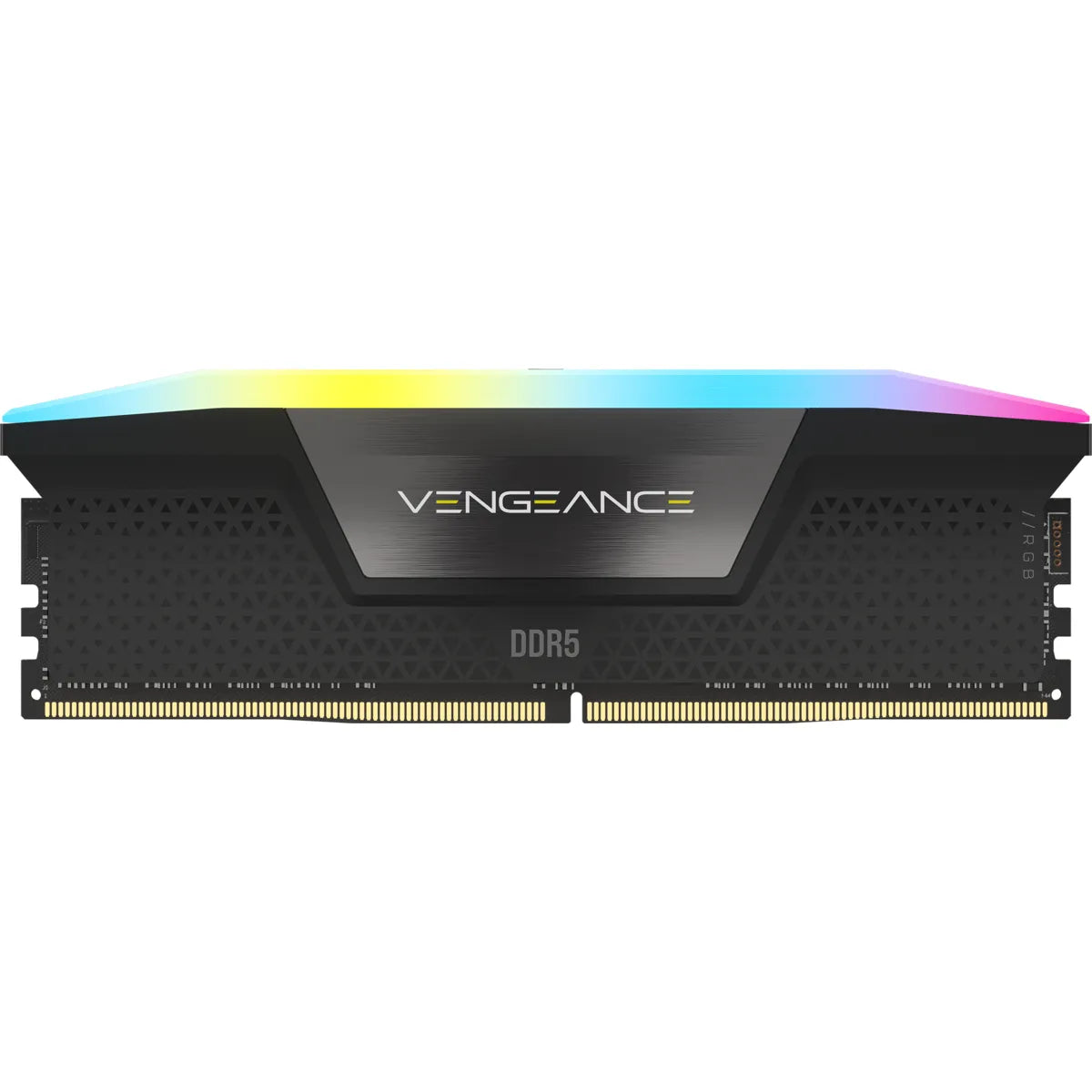 Corsair VENGEANCE® RGB 32GB (2 x 16GB) DDR5 DRAM 6000MHz C40 Memory Kit; 40-40-40-77; 1.25V; Black - TechDriven Technologies