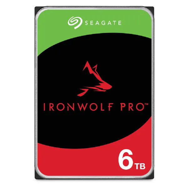 Seagate Ironwolf Pro ST6000NT001 6TB 3.5'' HDD NAS Drives 7200 RPM; SATA 6GB/s Interface; 256MB Cache;550TB/Year; Unlimited Bays - TechDriven Technologies