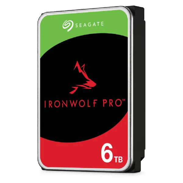 Seagate Ironwolf Pro ST6000NT001 6TB 3.5'' HDD NAS Drives 7200 RPM; SATA 6GB/s Interface; 256MB Cache;550TB/Year; Unlimited Bays - TechDriven Technologies