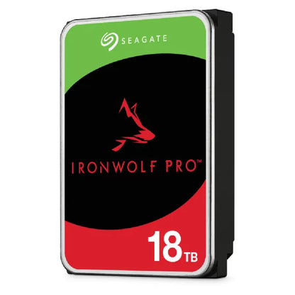 Seagate Ironwolf Pro ST18000NT001 18TB 3.5'' HDD NAS Drives 7200 RPM; SATA 6GB/s Interface; 256MB Cache;550TB/Year; Unlimited Ba - TechDriven Technologies