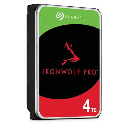 Seagate Ironwolf Pro ST4000NT001 4TB 3.5'' HDD NAS Drives 7200 RPM; SATA 6GB/s Interface; 256MB Cache;550TB/Year; Unlimited Bays - TechDriven Technologies