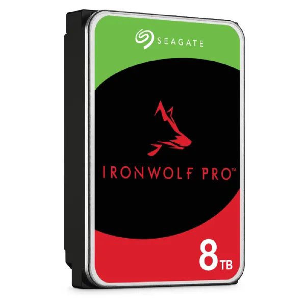 Seagate Ironwolf Pro ST8000NT001 8TB 3.5'' HDD NAS Drives 7200 RPM; SATA 6GB/s Interface; 256MB Cache;550TB/Year; Unlimited Bays - TechDriven Technologies