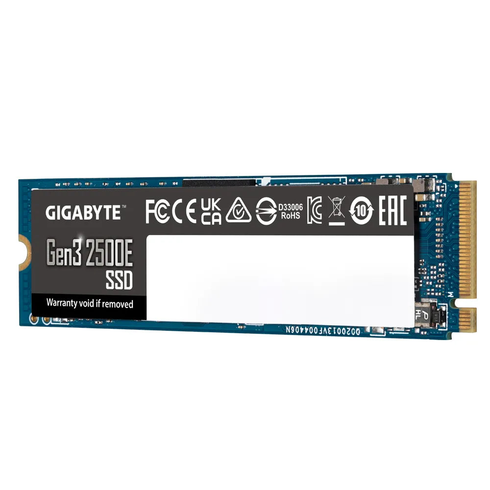 Gigabyte NVMe 1TB - PCIe3 - Read 2400 MB/s; Write 1800MB/s - 240TBW or 3 years warranty - TechDriven Technologies