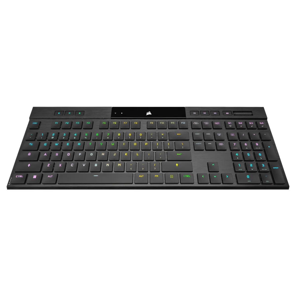 CORSAIR K100 AIR WIRELESS RGB Ultra-Thin Mechanical Gaming Keyboard - CHERRY MX Ultra Low Profile - Black