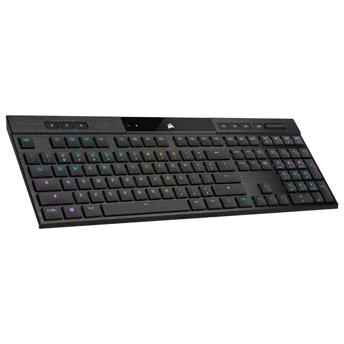 CORSAIR K100 AIR WIRELESS RGB Ultra-Thin Mechanical Gaming Keyboard - CHERRY MX Ultra Low Profile - Black