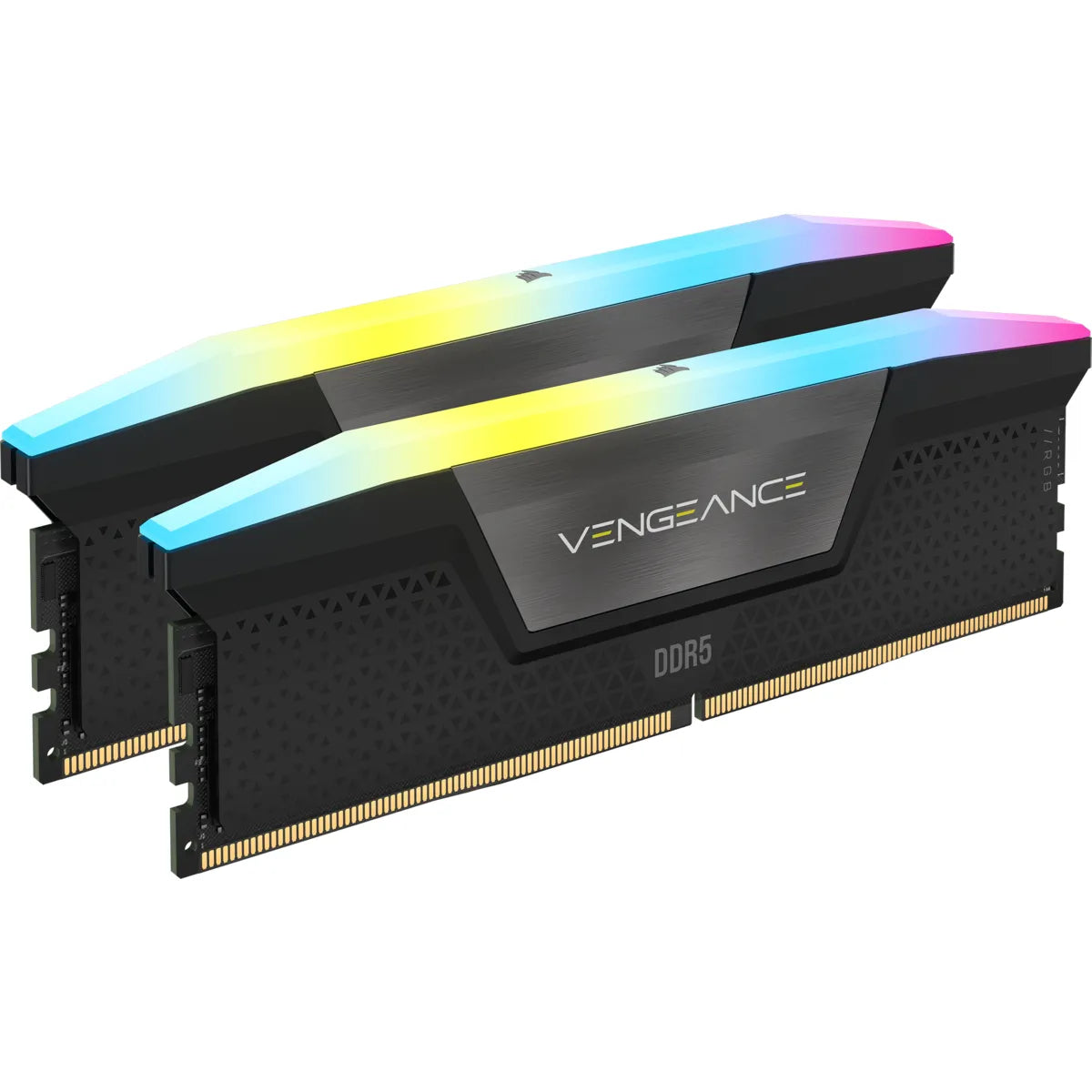 Corsair VENGEANCE® RGB 96GB (2 x 48GB) DDR5 DRAM 5600MHz C40 Memory Kit; 40-40-40-77; 1.25V - TechDriven Technologies