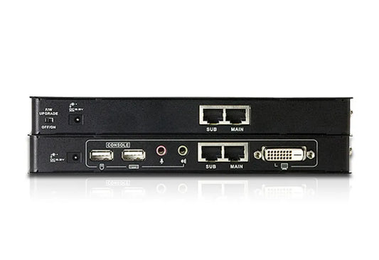 ATEN USB DVI Single Link Console Extender with Audio/Serial Support up to 60M - TAA Compliant / Audio Cat 5 KVM Extender - TechDriven Technologies