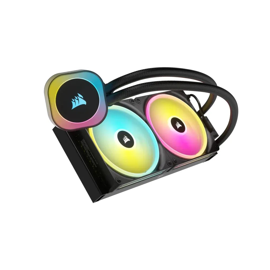 CORSAIR iCUE LINK H115i RGB Liquid CPU Cooler - QX140 RGB Fans - 280mm Radiator - Fits Intel® LGA 1700; AMD® AM5 - Hub included - TechDriven Technologies