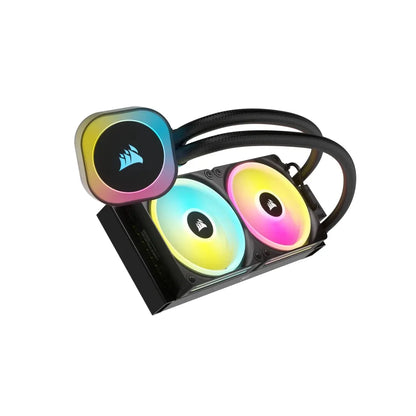 CORSAIR iCUE LINK H100i RGB Liquid CPU Cooler - QX120 RGB Fans - 240mm Radiator - Fits Intel® LGA 1700; AMD® AM5 - Hub Included - TechDriven Technologies