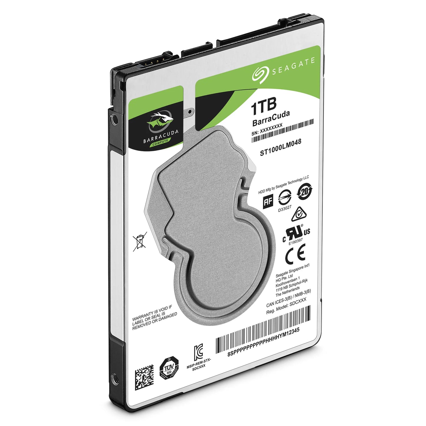 Seagate Barracuda 1TB; 2.5'' Notebook Drive; SATA 6GB/s; RPM 5400; 128MB Cache - TechDriven Technologies