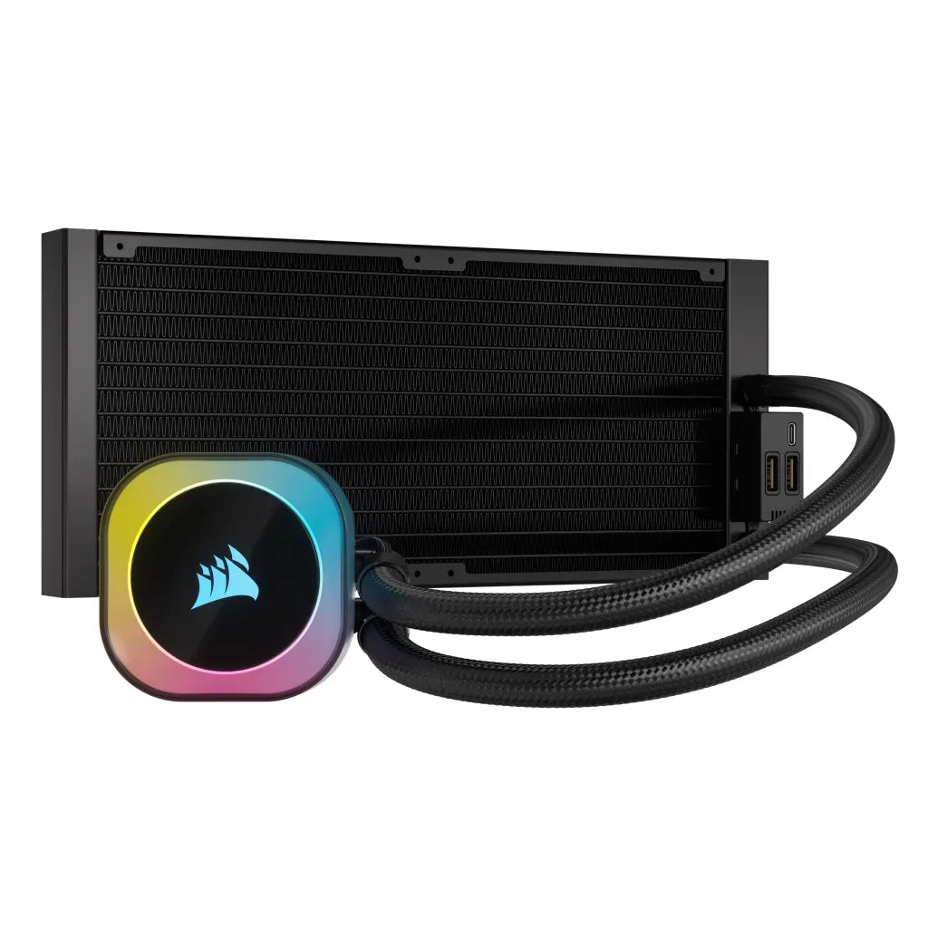 CORSAIR iCUE LINK H115i RGB Liquid CPU Cooler - QX140 RGB Fans - 280mm Radiator - Fits Intel® LGA 1700; AMD® AM5 - Hub included - TechDriven Technologies