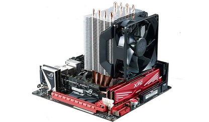 CM Cooler H411 Compact Air Tower; 92mm White LED Fan; 4 Heat Pipes. - TechDriven Technologies