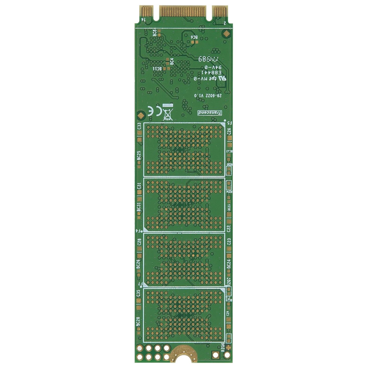 TRANSCEND 120GB MTS820 SATA3 M.2 2280 SSD - TLC -CACHELESS