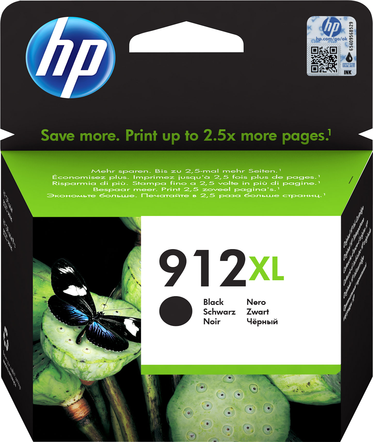 HP # 912XL High Yield Black Original Ink Cartridge