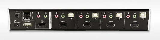 ATEN 4-port USB HDMI KVMP Switch/W/(US/EU/OUT) ADP. ATEN