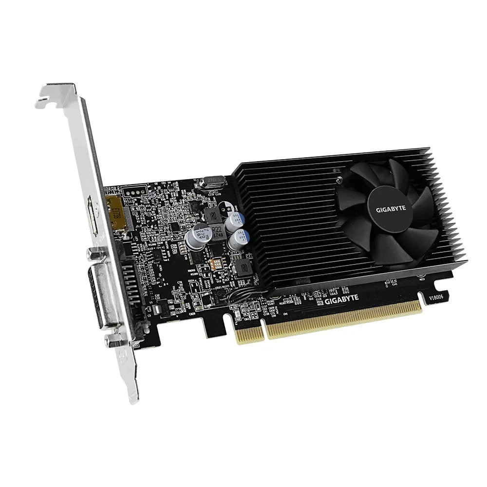 GIGABYTE NVIDIA GT 1030 2048 MB GDDR4 PCI-EXPRESS GRAPHICS CARD