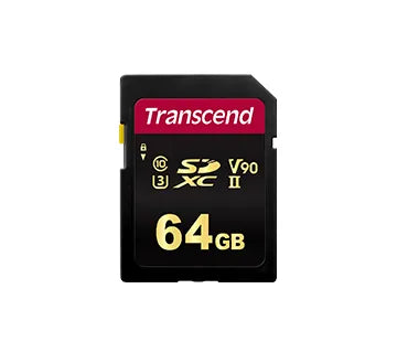 TRANSCEND 700S 64GB UHS-II U3 V90 CLASS 10 SDXC CARD - MLC - TechDriven Technologies