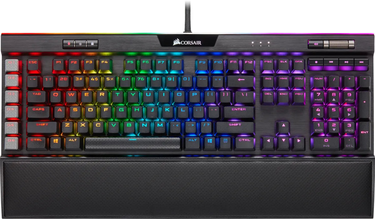 Corsair K95 RGB PLATINUM XT Mechanical Gaming Keyboard — CHERRY® MX Blue. - TechDriven Technologies