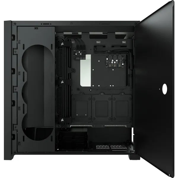 iCUE 5000X RGB Tempered Glass Mid-Tower; Black