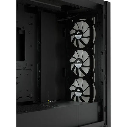 iCUE 5000X RGB Tempered Glass Mid-Tower; Black