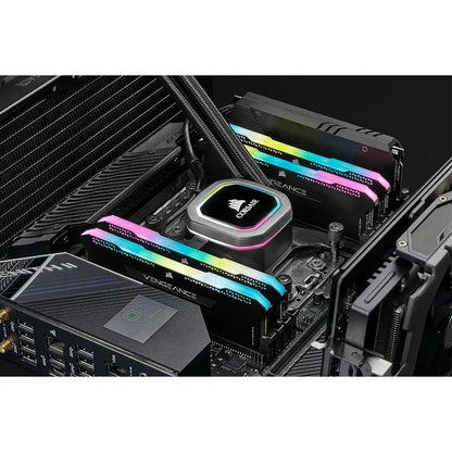 Corsair VENGEANCE® RGB PRO SL 32GB (2 x 16GB) DDR4 DRAM 3200MHz C16 Memory Kit; 18-22-22-42; 1.35; Black - TechDriven Technologies