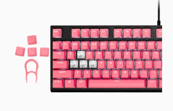 PBT keycaps-Pink (for standard bottom row) - TechDriven Technologies