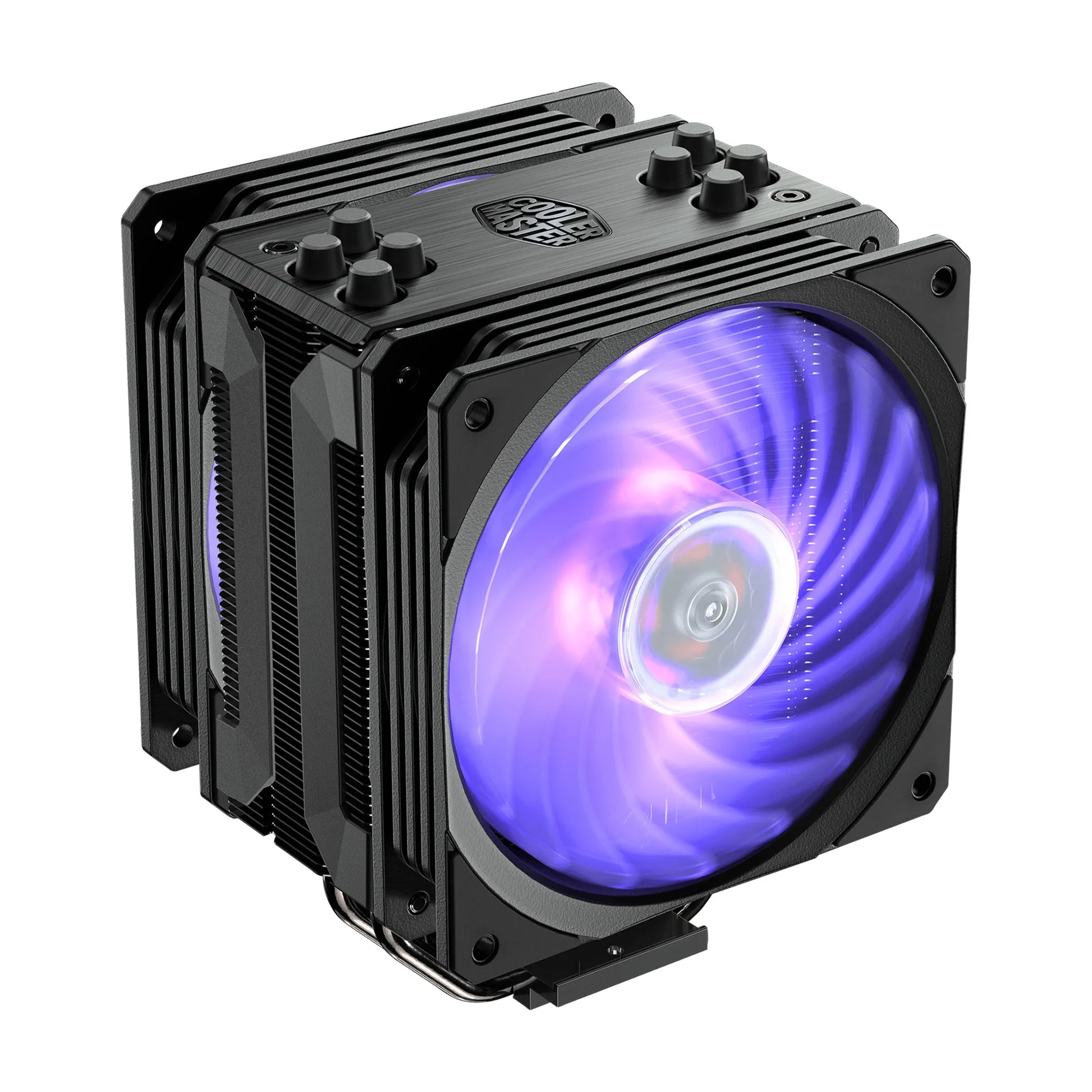 CM Cooler Hyper 212 RGB Black Edition Air Tower; 120mm RGB Fan; Included RGB Controller; Upgradable to Dual Fan - TechDriven Technologies