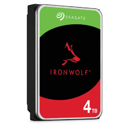 Seagate Ironwolf ST4000VN006 4TB 3.5'' HDD NAS Drives; SATA 6GB/s Interface; 1-8 Bays Supported; MUT: 180TB/Year; RV: Yes; Dual - TechDriven Technologies