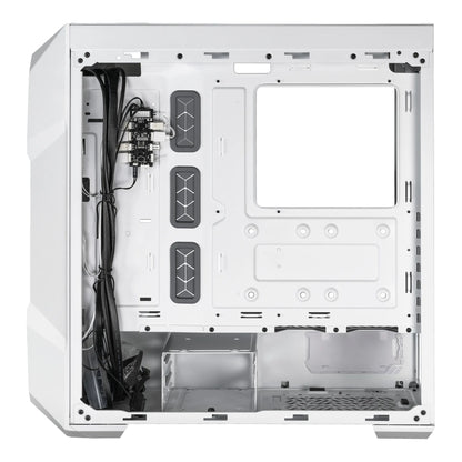 CM Case TD500 V2 ATX; Mesh White with Diamond Cut Design;Windowed; 3x 120mm RGB Fans. - TechDriven Technologies