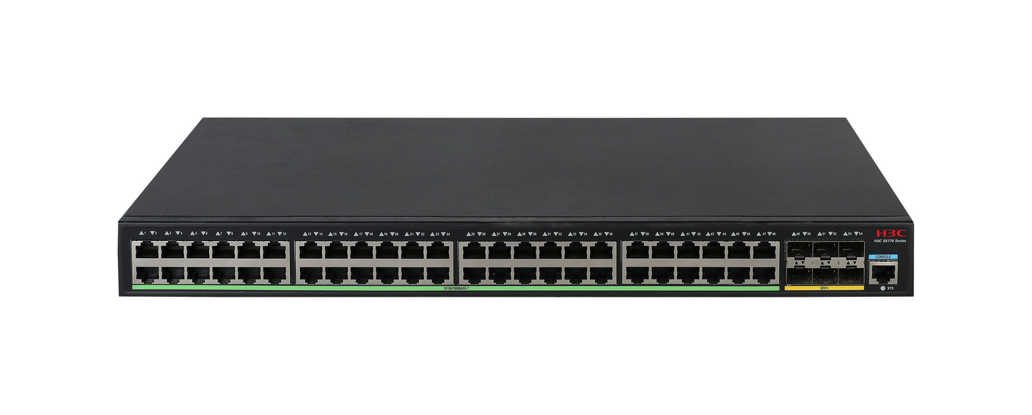 H3C S5170-54S-EI L2 Ethernet Switch - TechDriven Technologies