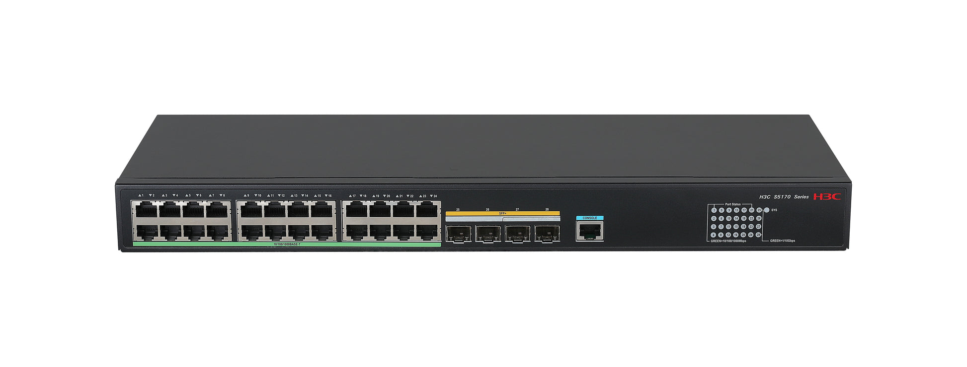 H3C S5170-28S-EI L2 Ethernet Switch - TechDriven Technologies