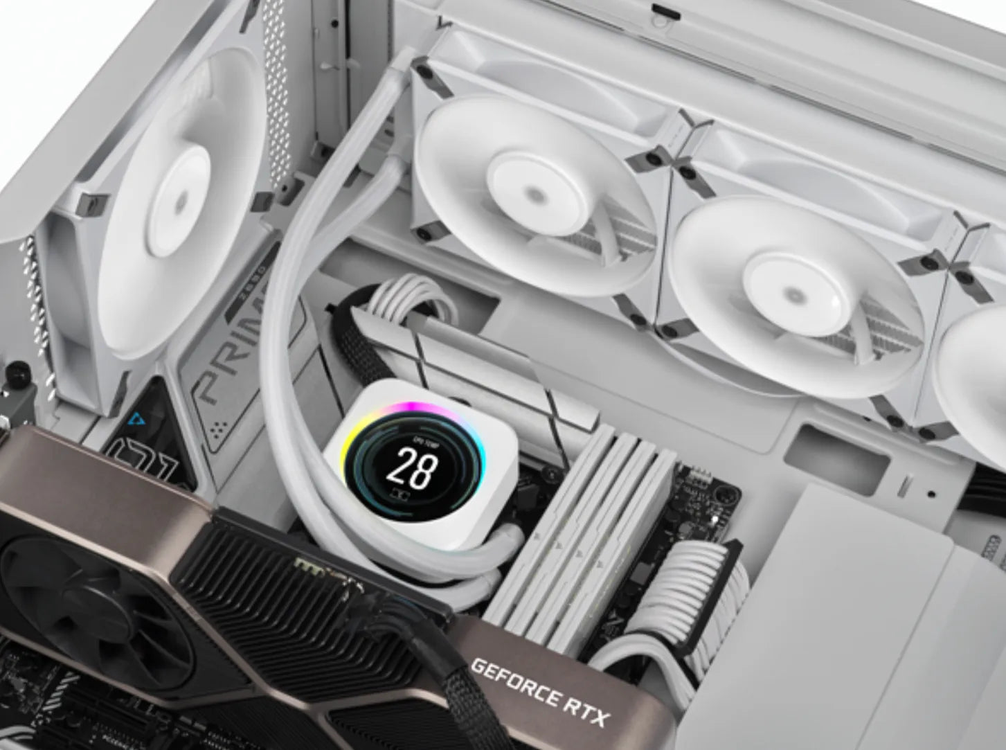 CORSAIR AF ELITE Series; AF140 ELITE WHITE; 140mm Fluid Dynamic Fan with AirGuide; Single Pack. - TechDriven Technologies