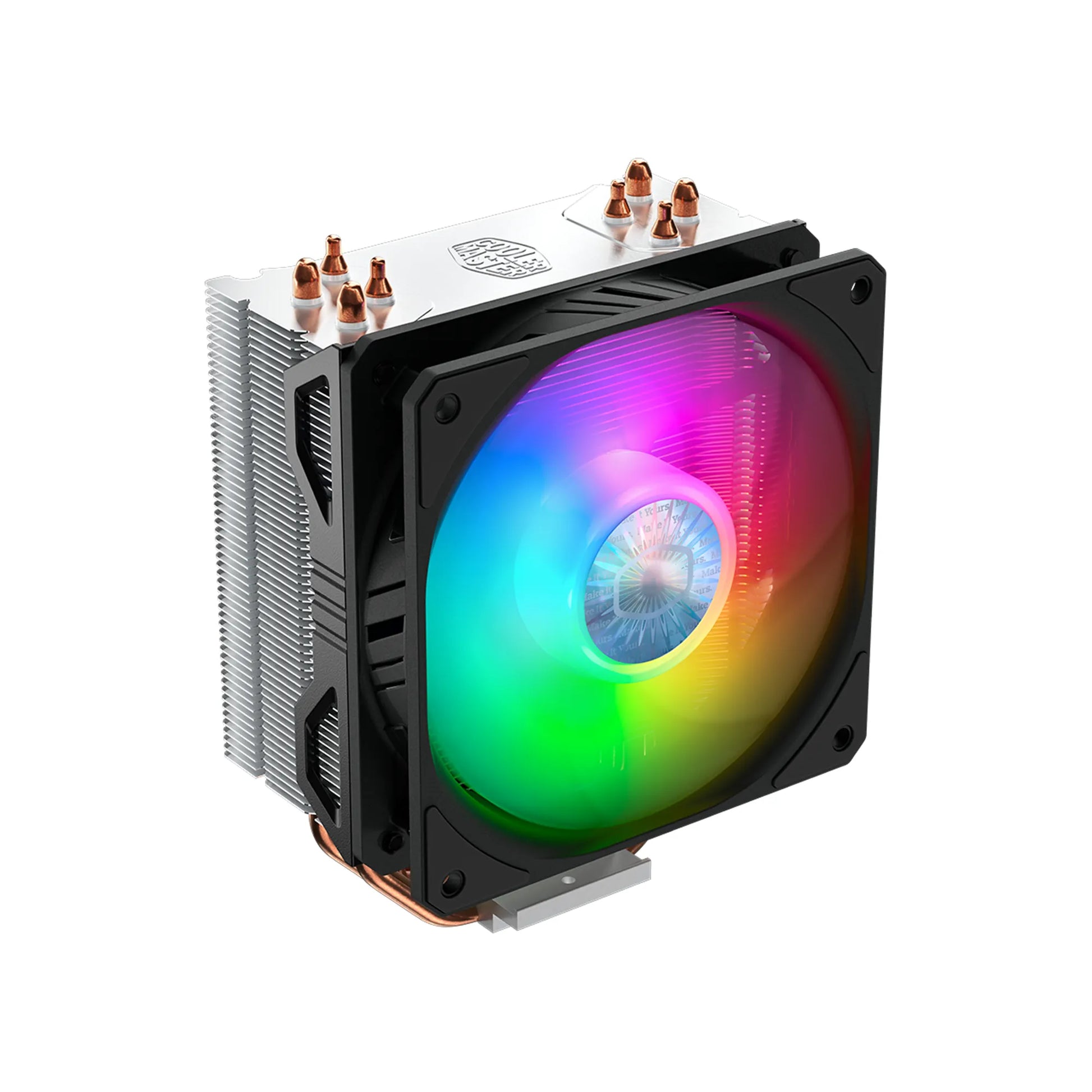 CM Cooler Hyper 212 Spectrum Tower; 120mm RGB Fan; Included RGB Controller; Upgradable to Dual Fan; 4 Heat Pipes. - TechDriven Technologies