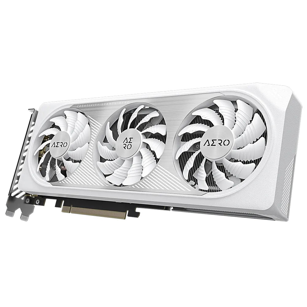 GIGABYTE Graphics nVidia GeForce® RTX 4060 AERO OC - 8G GDDR6 HDMIx2/DP x2.