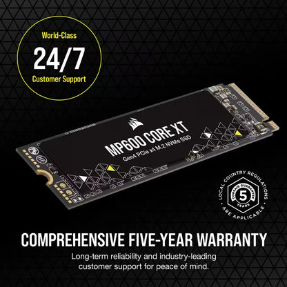 Corsair MP600 CORE XT 1TB NVMe PCIe M.2 SSD